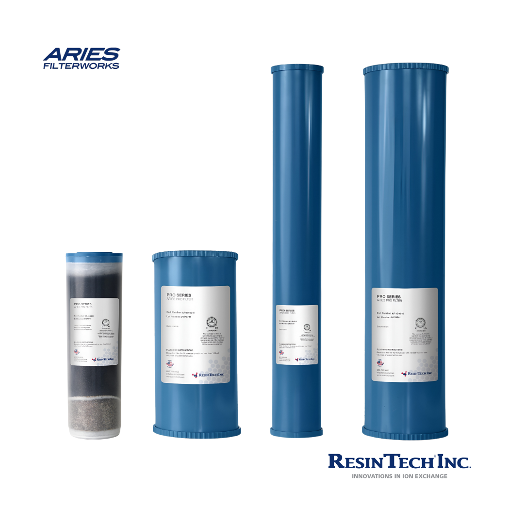 ResinTech (Aries) Coconut Shell Carbon/KDF®85 Filters