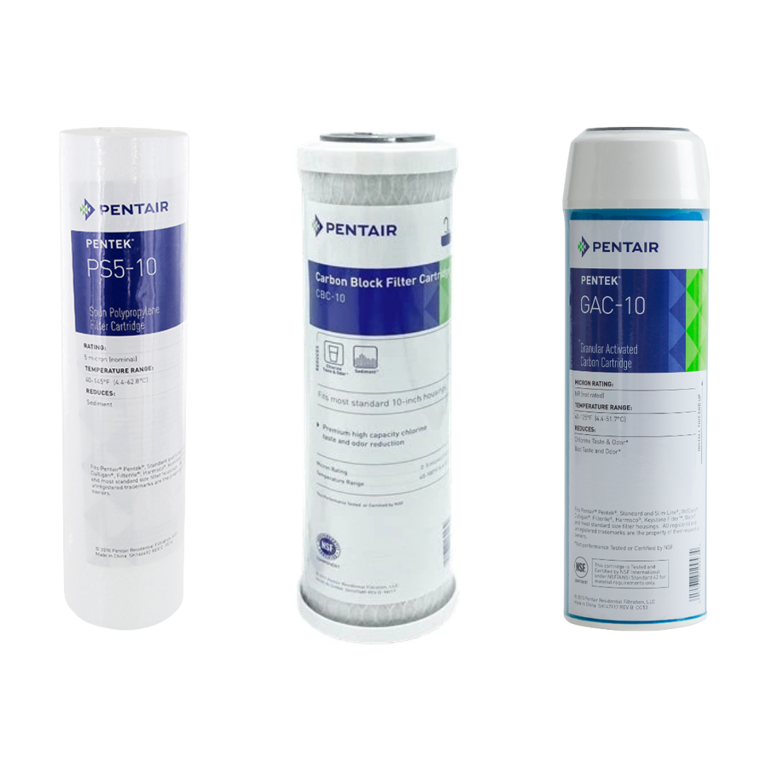 Pentair 75 GPD RO Replacement Filter Kit