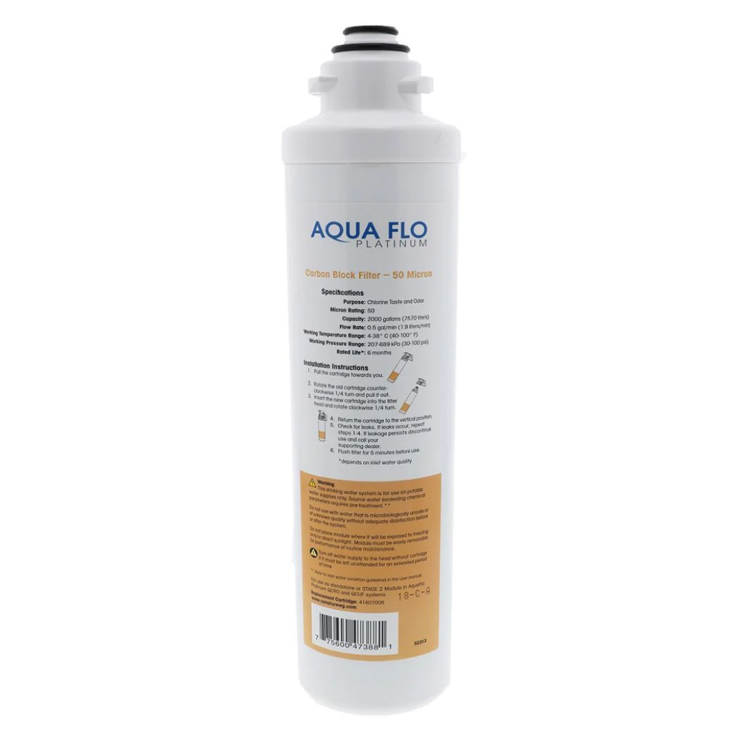 Aqua Flo/Pura QC 50 Micron Carbon Filter (41407006)