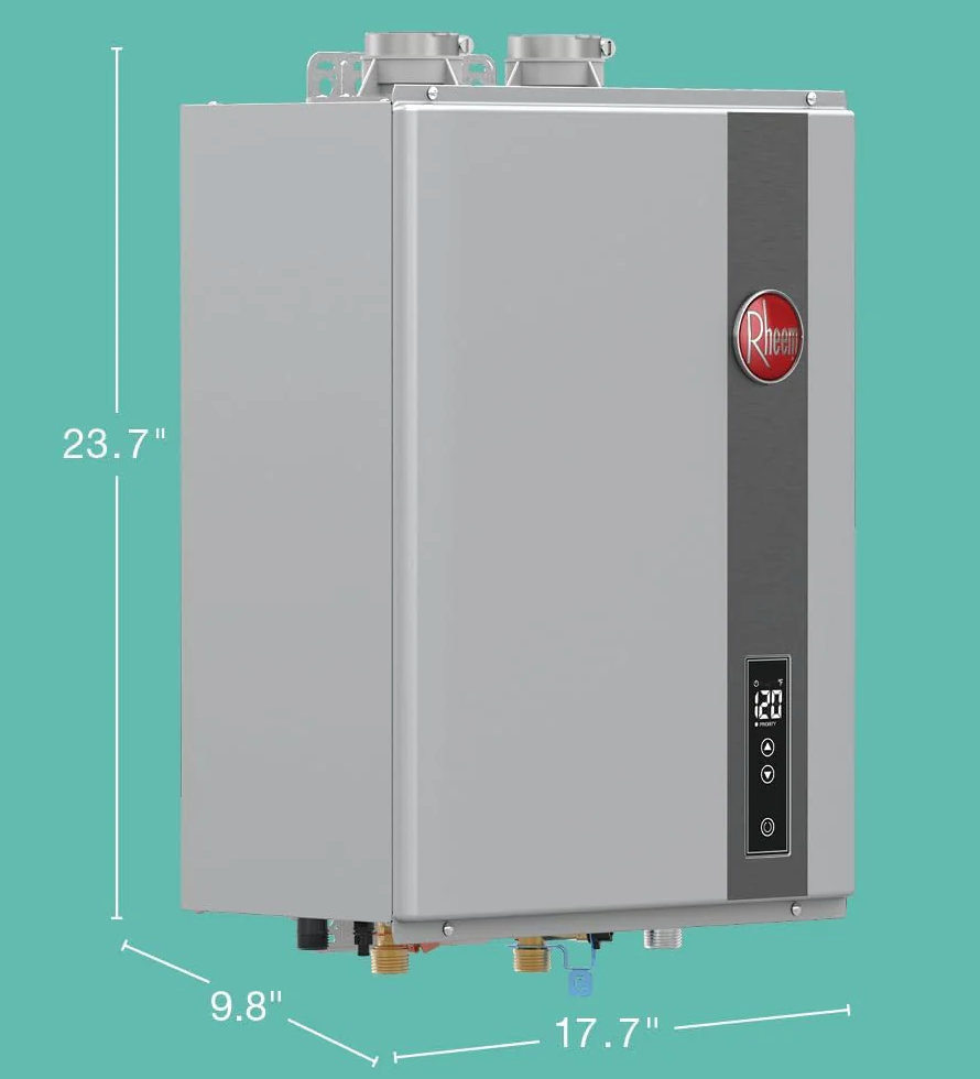 Rheem CRTGH Series Super High Efficiency Condensing Tankless Natural Gas and Liquid Propane Water Heater