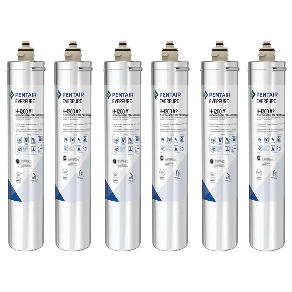 Everpure H-1200 Drinking Water Filter Dual Cartridge Set (EV9282-01)