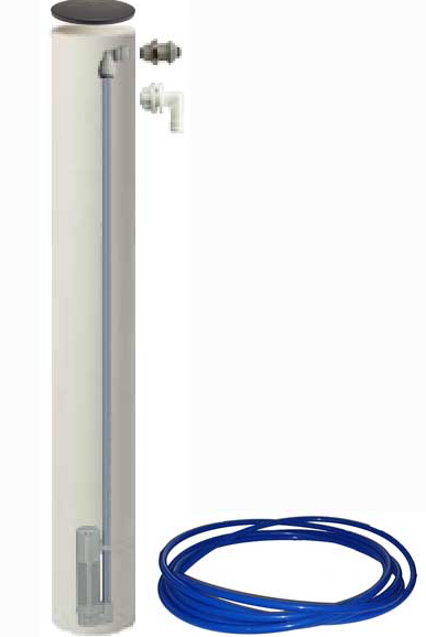 Brine Tank with Safety Float 17"x36 " Square ( BT150LH-F )