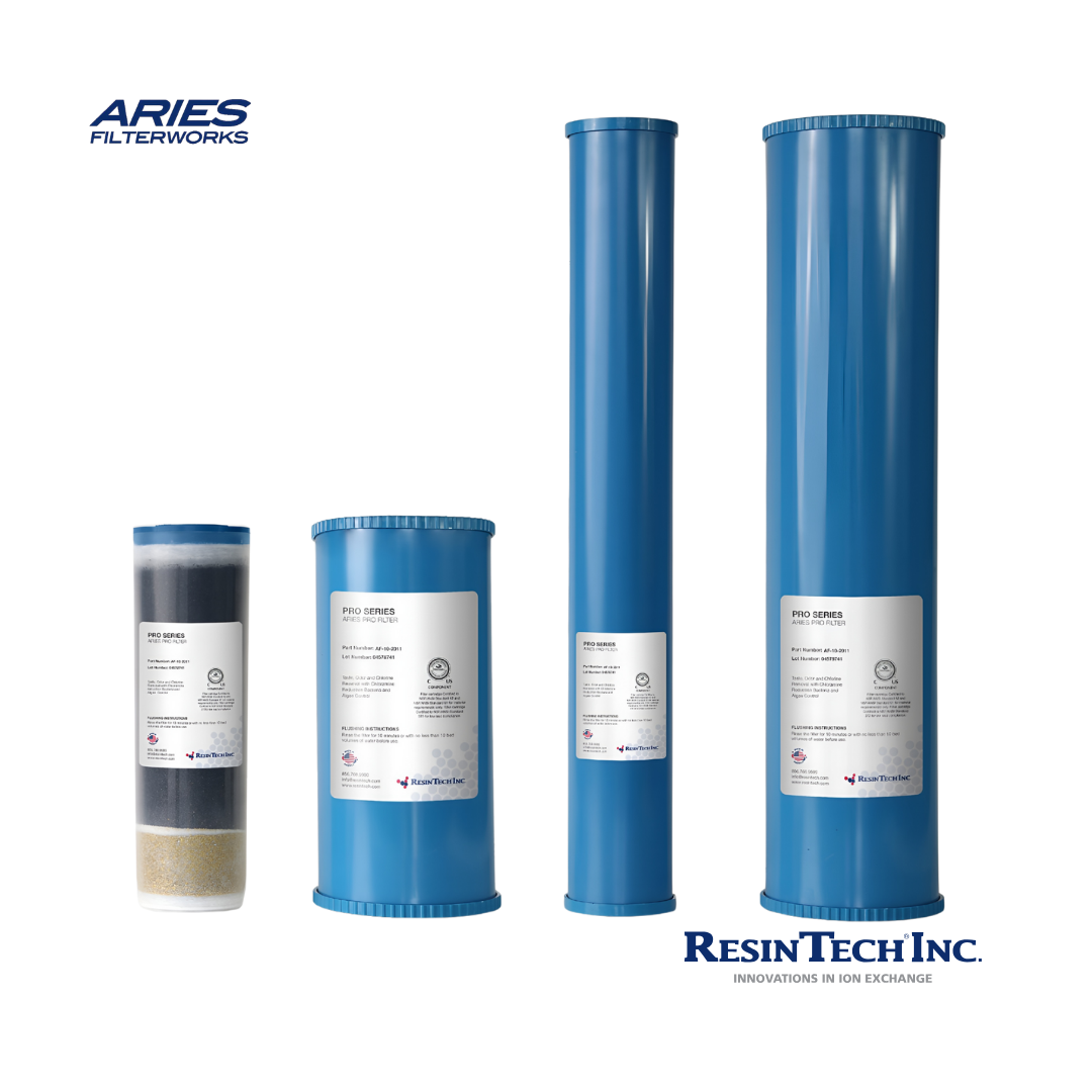 ResinTech (Aries) Carbon/KDF®55 Filter Cartridge Series
