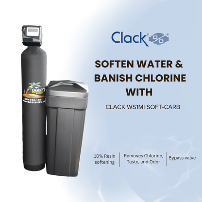 Clack Water Softener/Chlorine Removal Filter (Soft-Carb/Chlor-A-Soft)