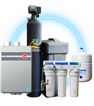 Water Softener, Tankless Heater & RO Combo Package Deal