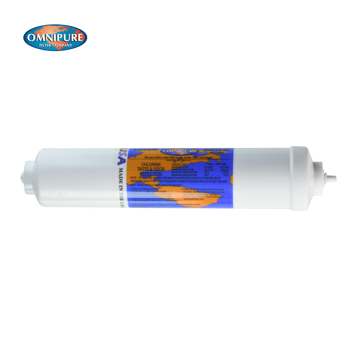 Omnipure Inline Lead and Cyst Reduction K-Series Filter