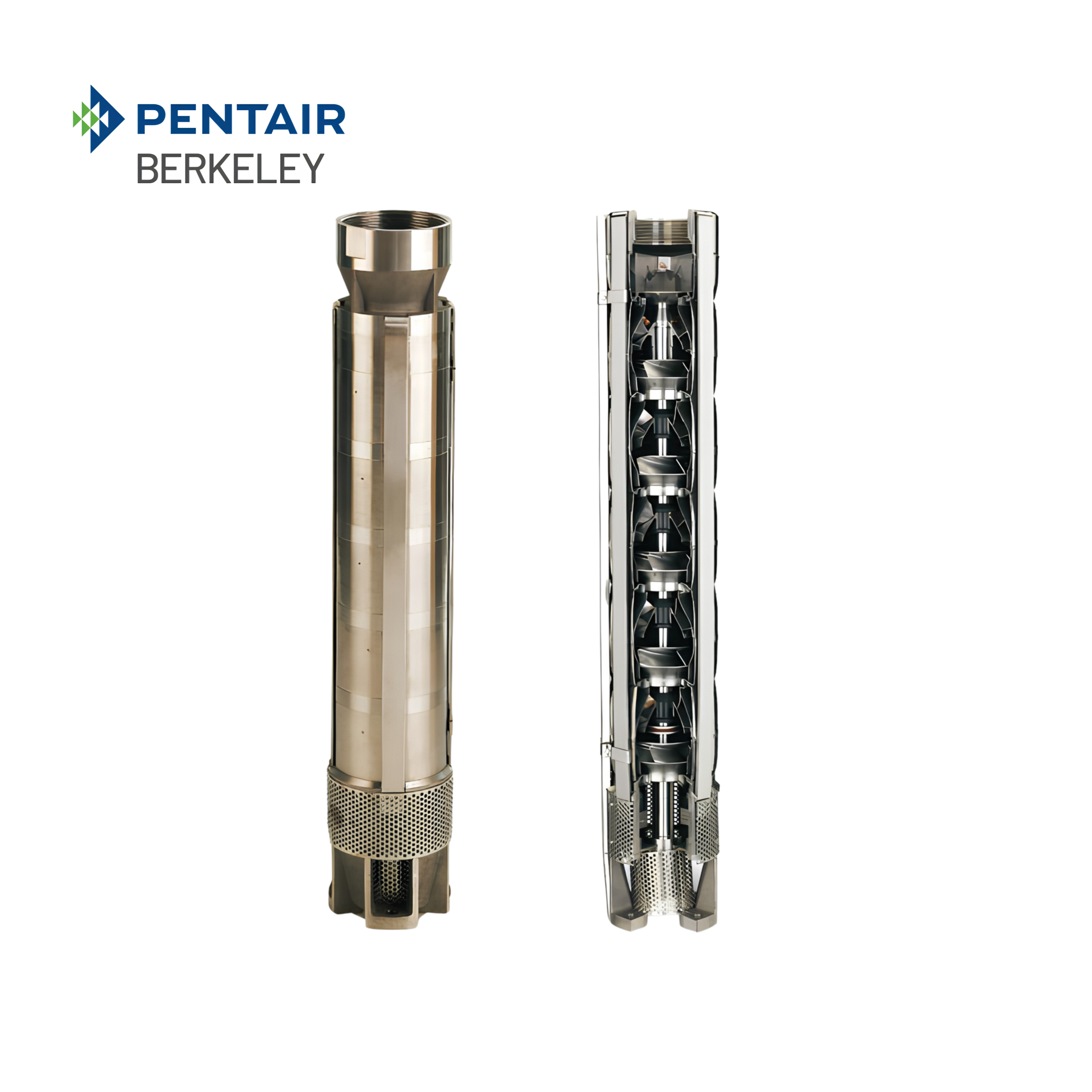 Pentair Berkeley 6TS Stainless Steel 3 HP Submersible Turbine Pump (B86029)