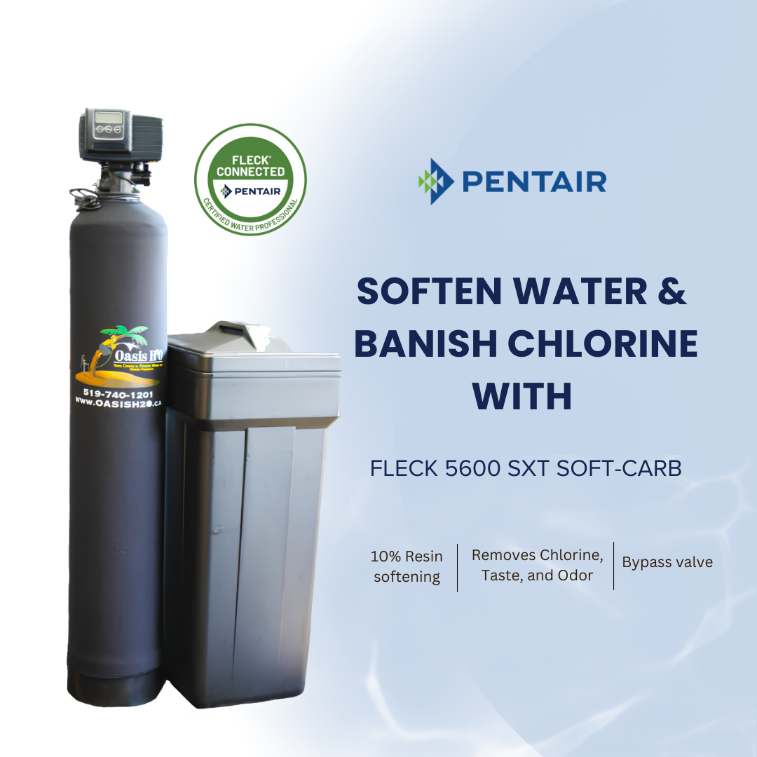 Fleck 5600 SXT Water Softener/Chlorine Removal Filter (Soft-Carb/Chlor-A-Soft)