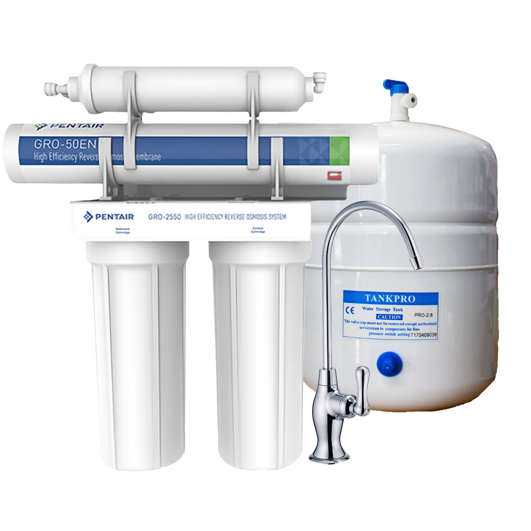 Pentair GRO-50 GPD Series RO System Kit