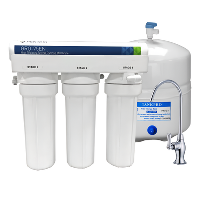 Pentair GRO-75 GPD HE Series RO System Kit