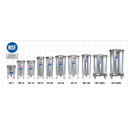 Harmsco Stainless Steel Cartridge Cluster Filter Housing