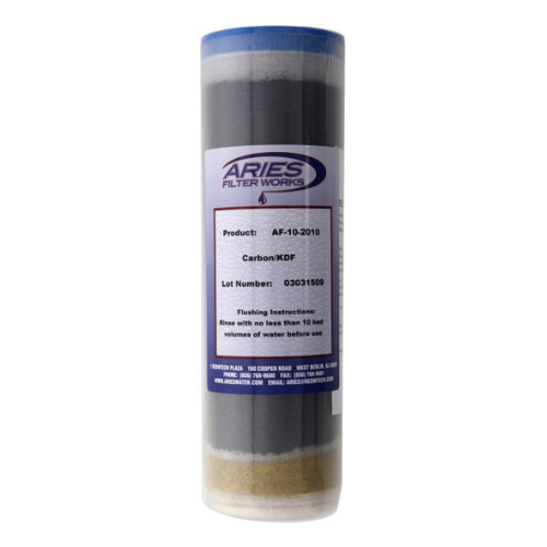 Aries 1/2 LB KDF/GAC Filter Cartridge (AF-10-2010)