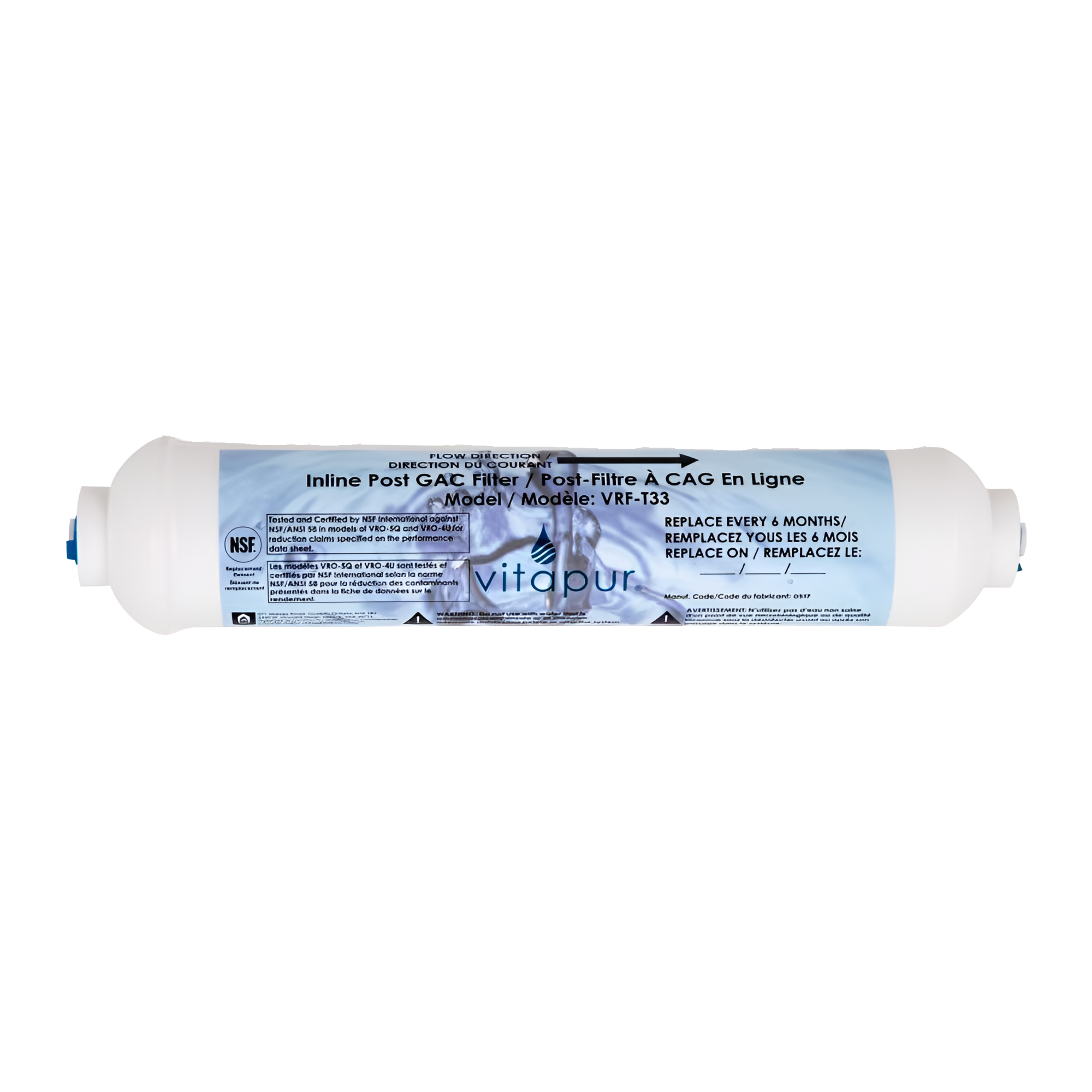 Pur/Vitapur Quick Change Inline Carbon Filter (PORFP) (VRFT33/VGACPF)