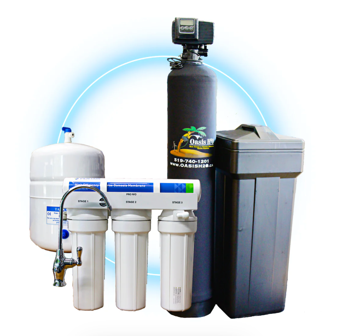 Water Softener/Chlorine Removal &amp; RO Combo Package Deal