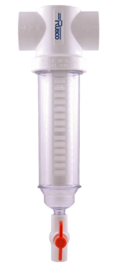 Rusco 1.5&quot; Spin Down Polyester Filters with Flush Valve