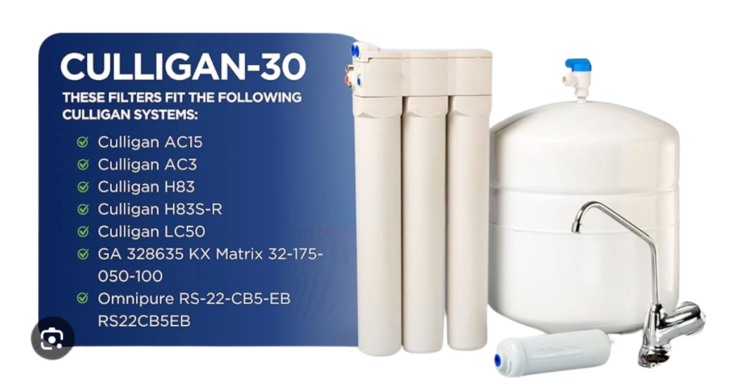 Culligan-30 Compatible Replacement Filter Kit