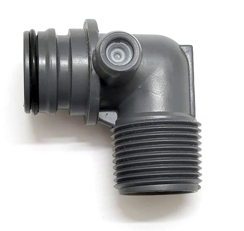 Clack WSI 3/4" Drain Elbow &amp; Retainer Assembly (V4057) (V3962)