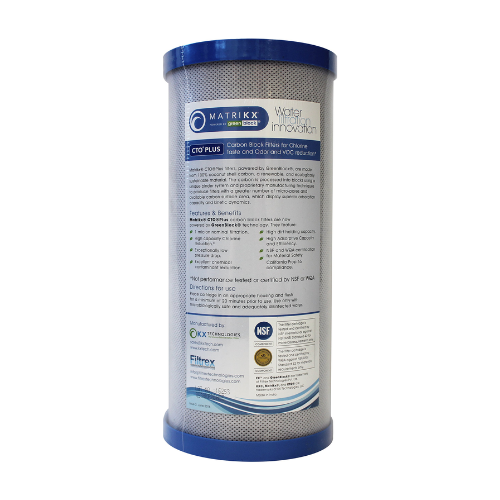 Matrix-CTO Plus Carbon Filter (01-250-10-Matrikx) (01-250-20-Matrikx) (01-450-10-Matrikx) (01-450-20-Matrikx)