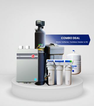 Water Softener, Tankless Heater & RO Combo Package Deal
