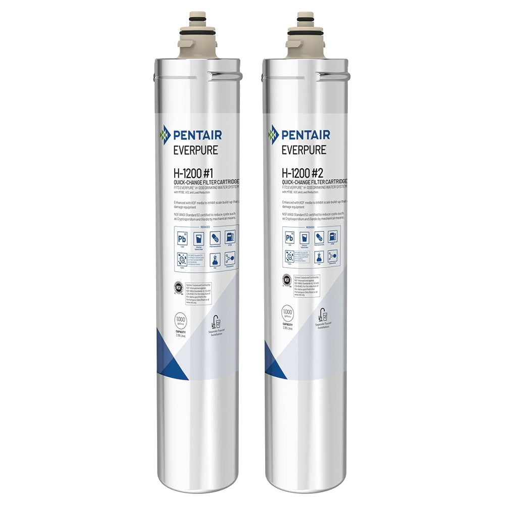 Everpure H-1200 Drinking Water Filter Dual Cartridge Set (EV9282-03)